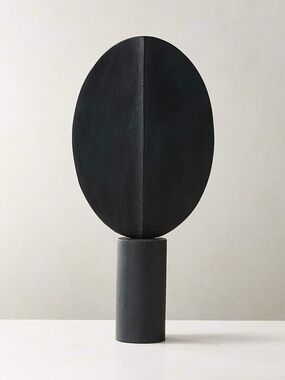 AZANDE BLACK CAST IRON SCULPTURE by CB2